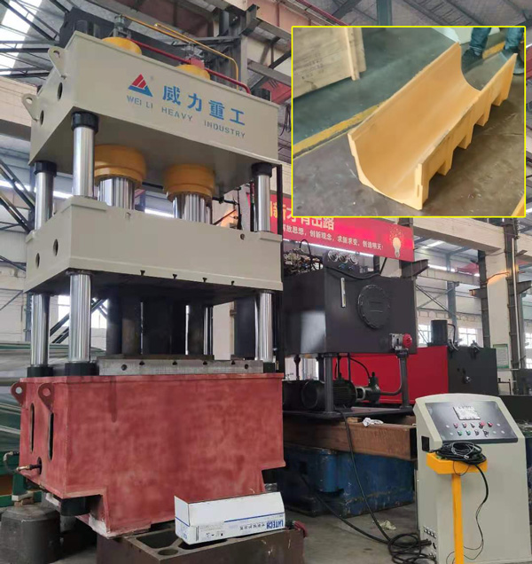 U型復(fù)合樹脂排水溝模壓液壓機(jī)-400噸500液壓機(jī)